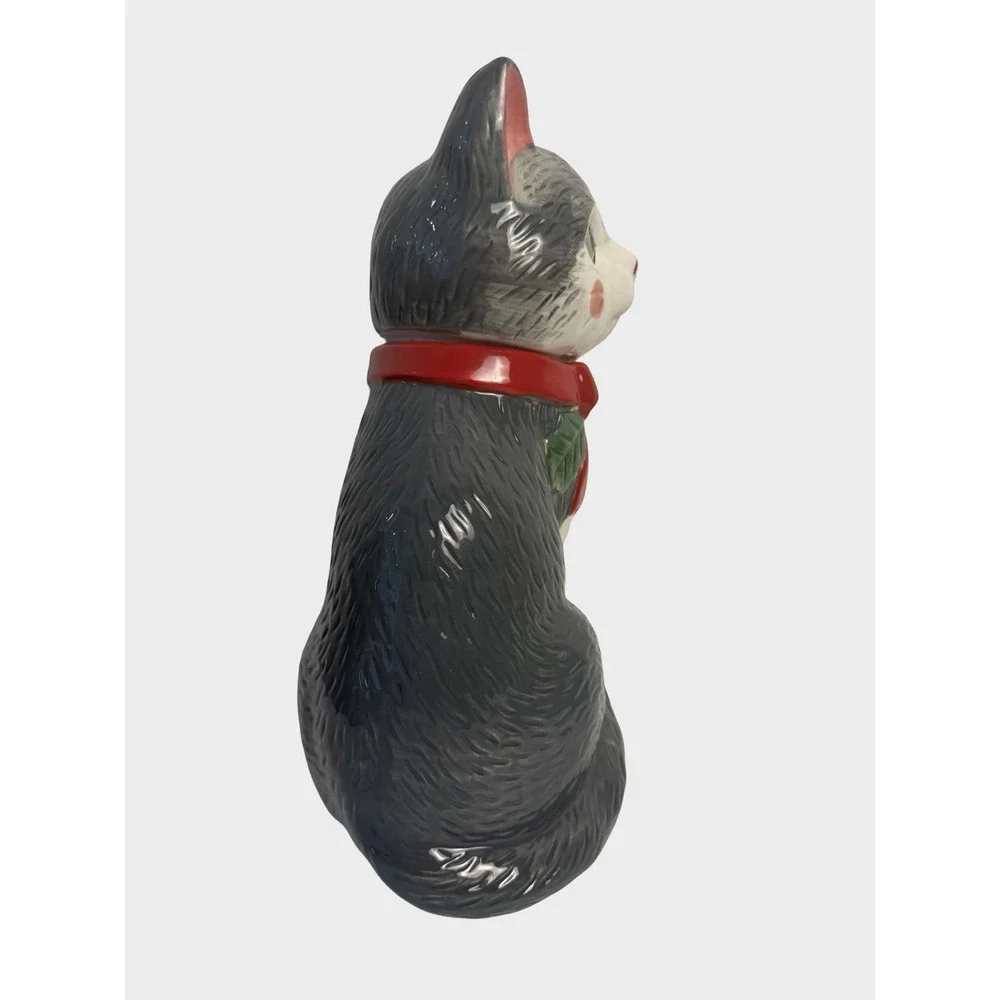 Anthropologie‎ Peluche Cat Cookie Jar Ceramic Stoneware